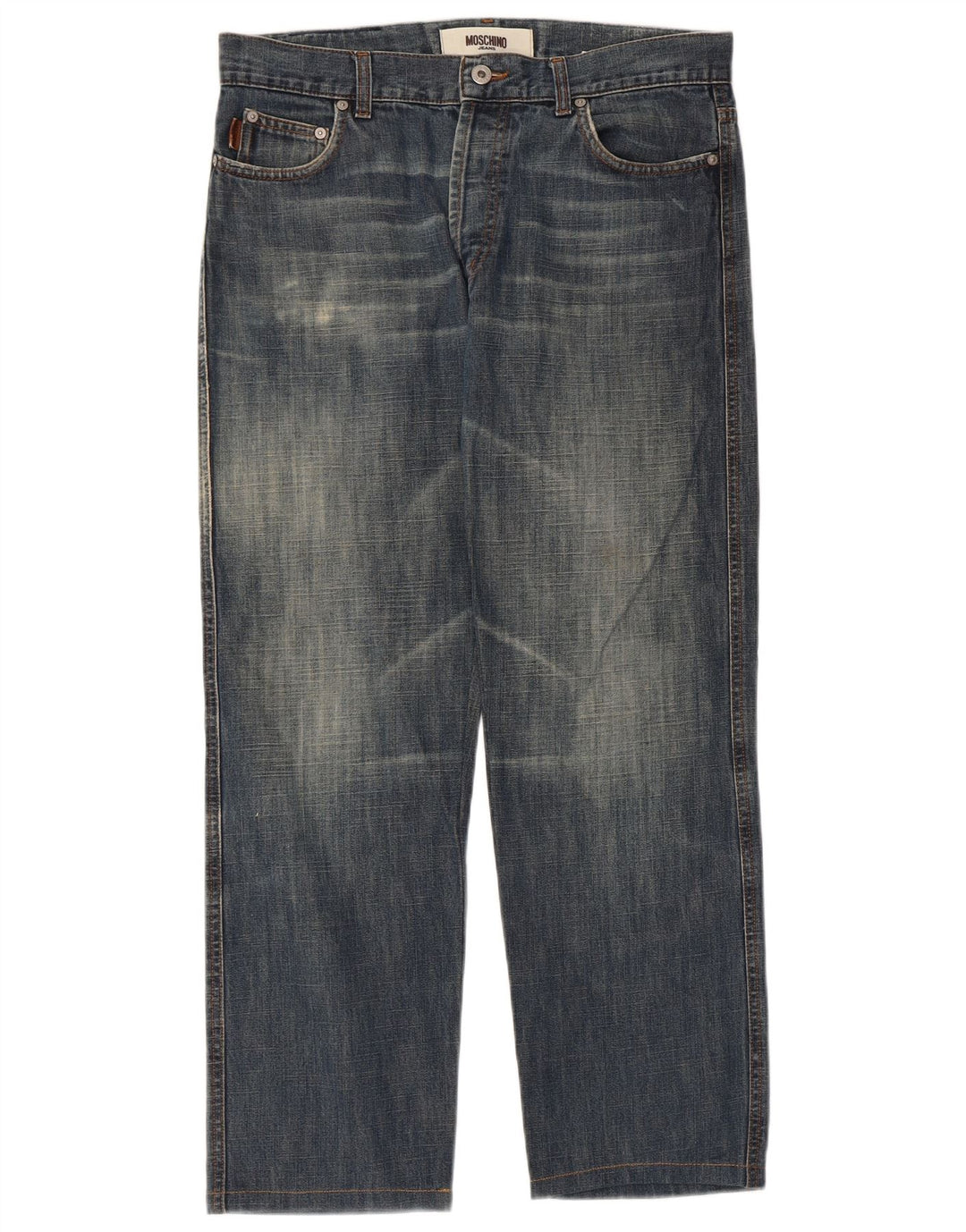 MOSCHINO Jean droit homme W34 L27 bleu coton