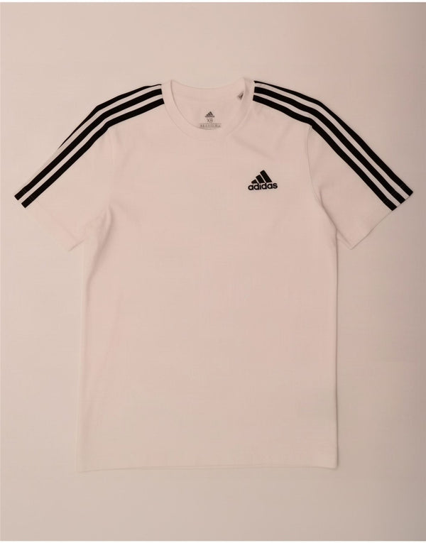 Adidas T-Shirt Homme Top XS Blanc Coton