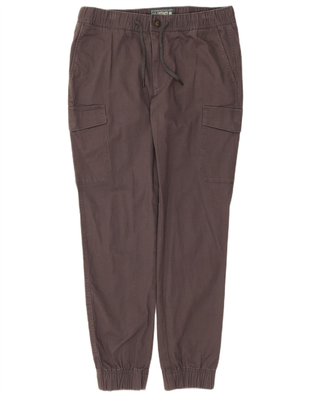 Fat Face Pantalon Cargo Joggers Homme W34 L29 Gris Coton