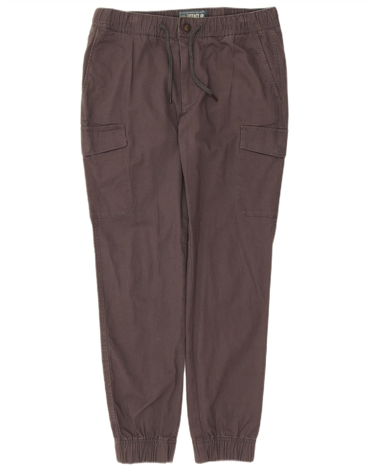 Fat Face Pantalon Cargo Joggers Homme W34 L29 Gris Coton