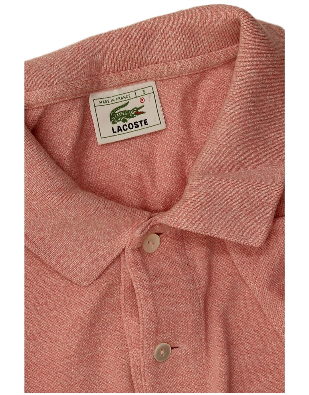 Lacoste Polo Homme Taille 5 Grand Coton Rose
