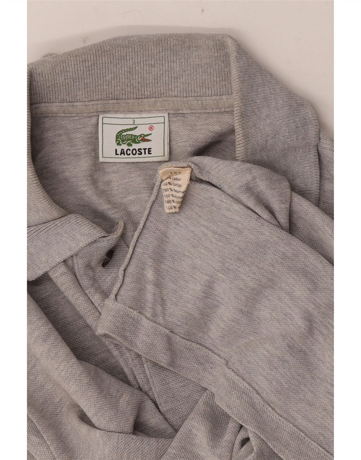 Lacoste Polo Homme Taille 3 Petit Coton Chiné Gris