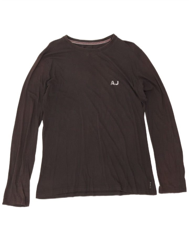 Armani Jeans Haut à manches longues pour homme 2XL Noir