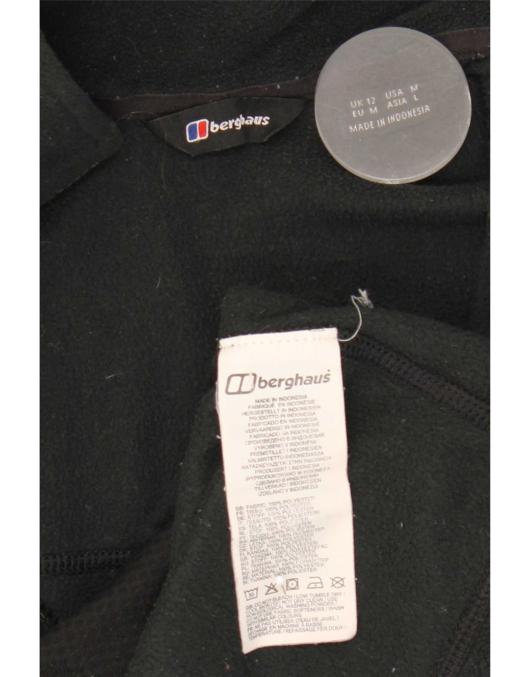Berghaus Veste Polaire Femme UK 12 Medium Noir Polyester