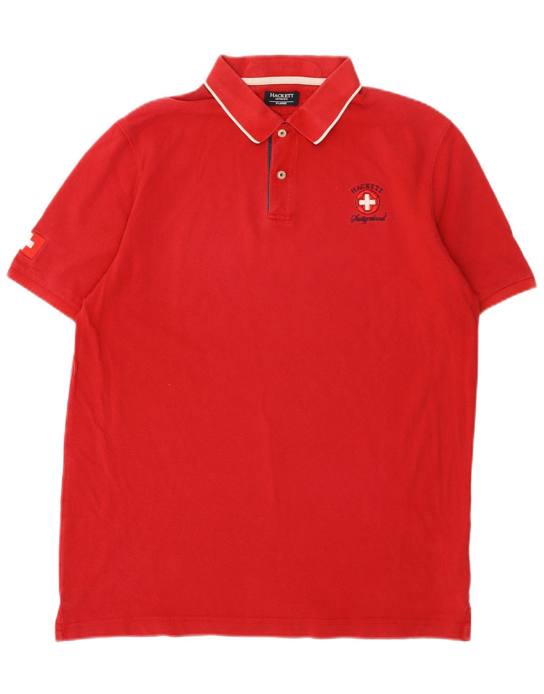 Hackett Polo Homme XL Rouge Coton