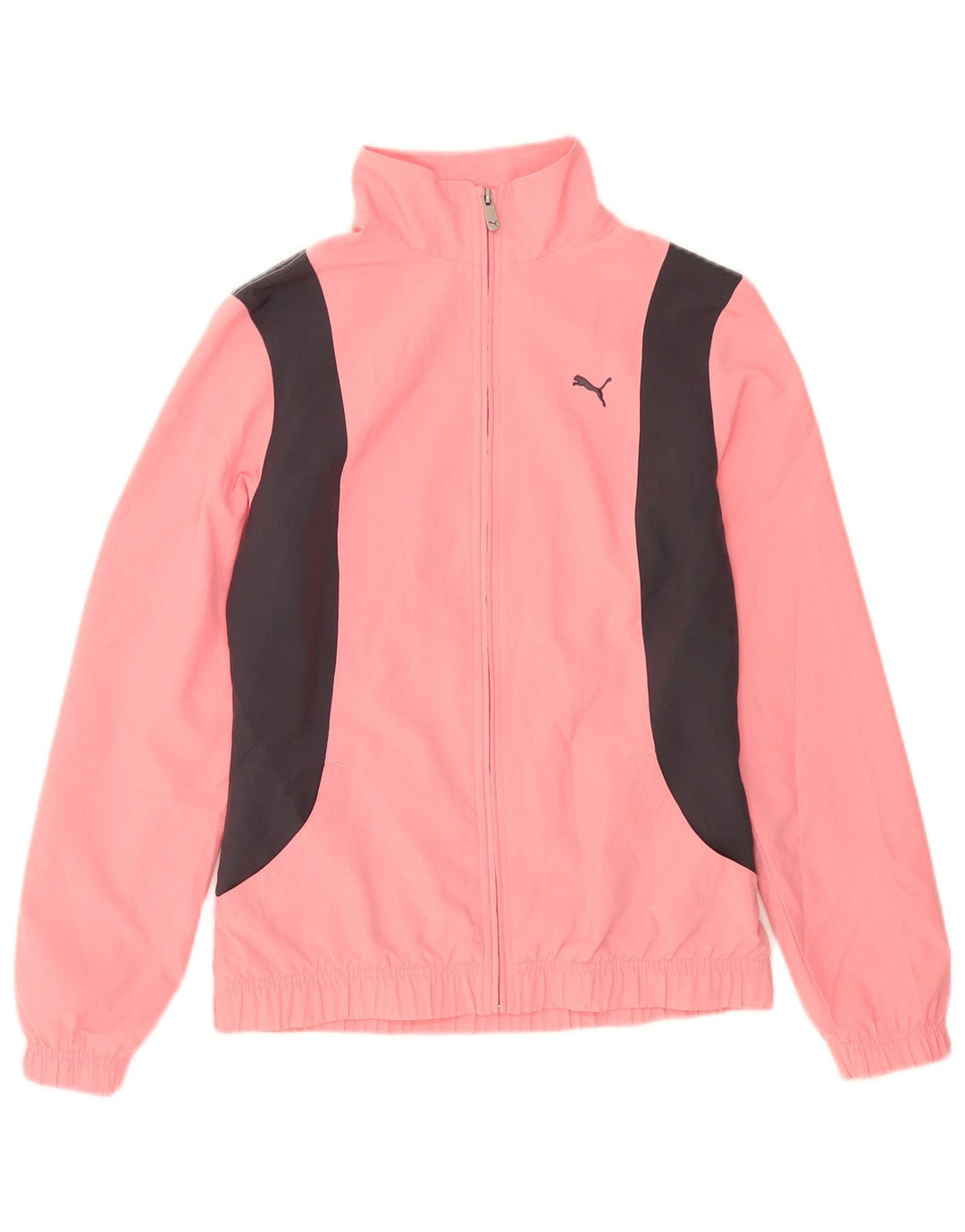 Puma Veste de survêtement pour femme UK 14 Polyester color block rose moyen