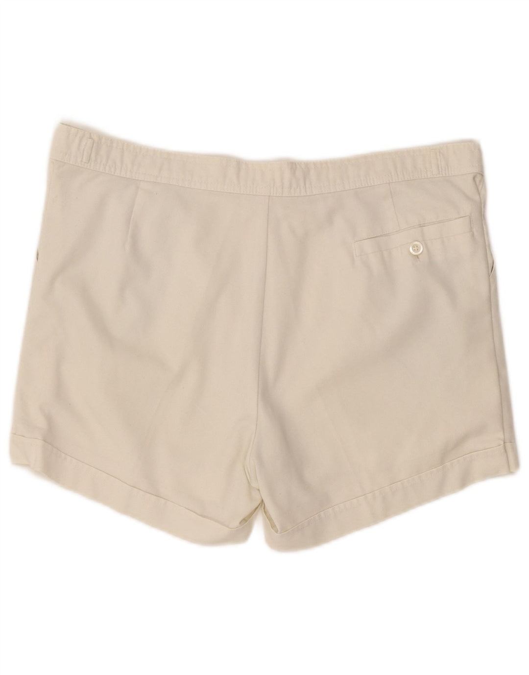 SERGIO TACCHINI Short Chino Femme W36 Large Blanc Cassé