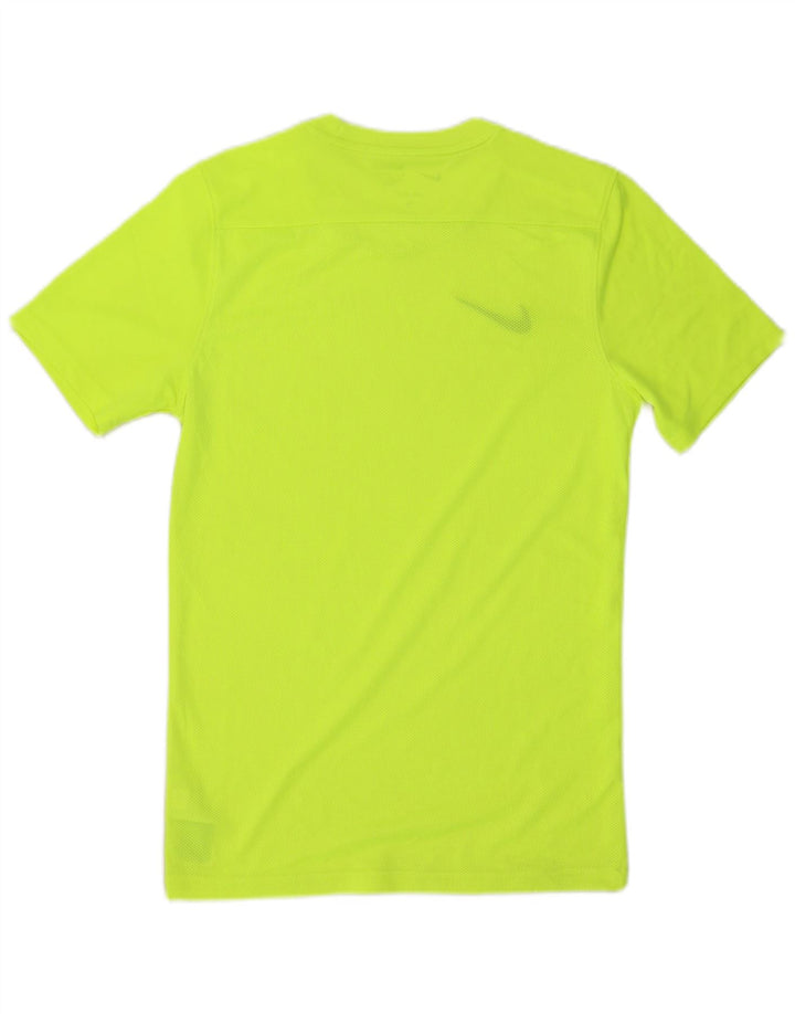 Nike Hommes Dri Fit Slim T-Shirt Haut Petit Vert Polyester