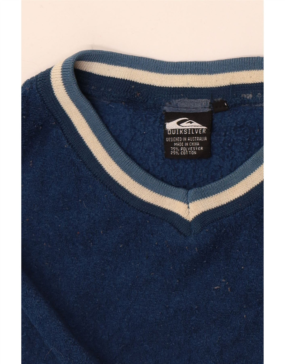 Quiksilver Pull Polaire Homme 2XL Bleu Polyester