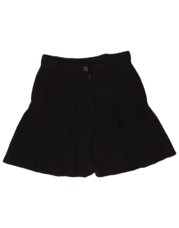Patrizia Pepe Jupe trapèze plissée pour femme IT 44 Medium W28 Noir