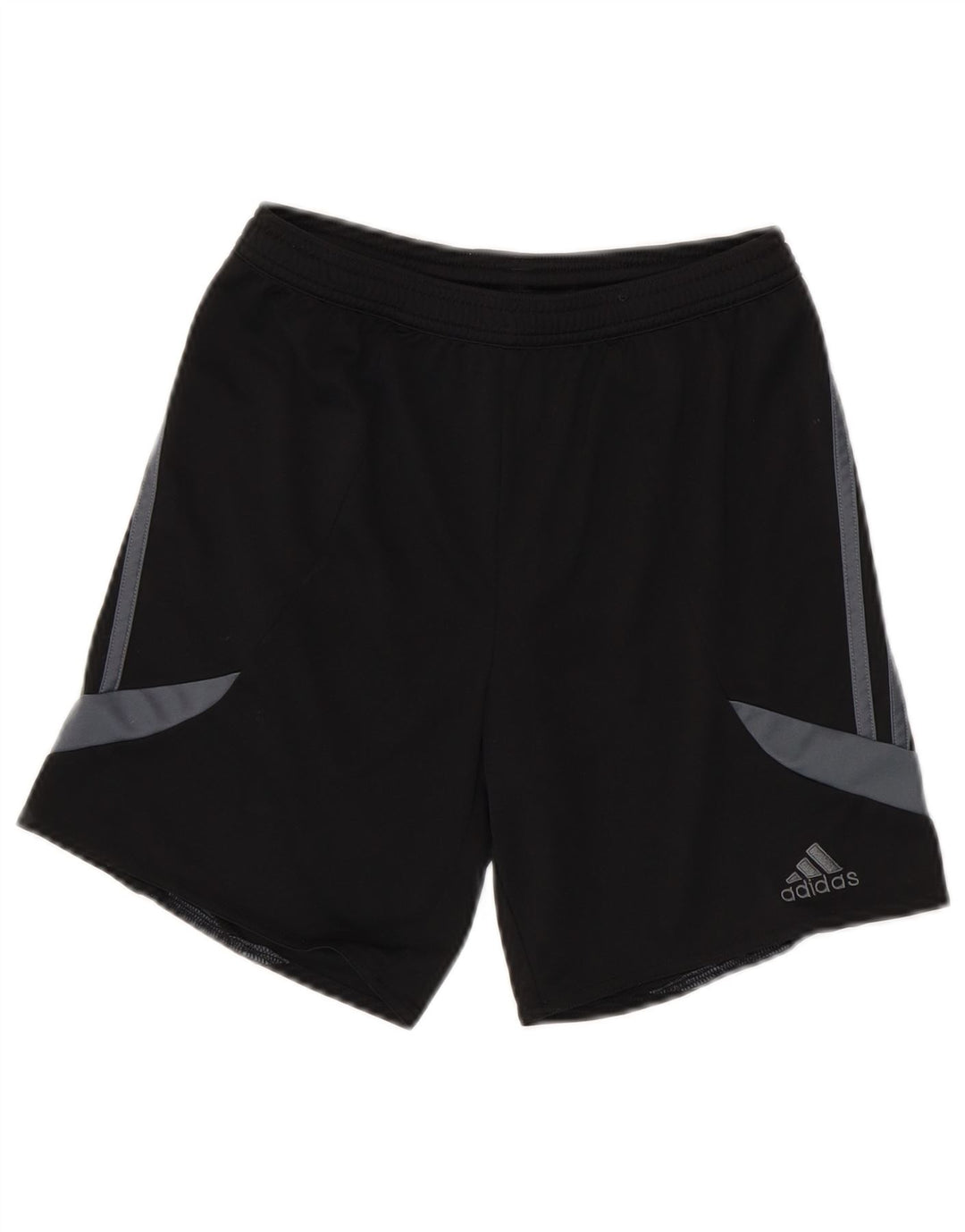ADIDAS Short de sport Climalite pour garçon 11-12 ans Grand Noir Colorblock