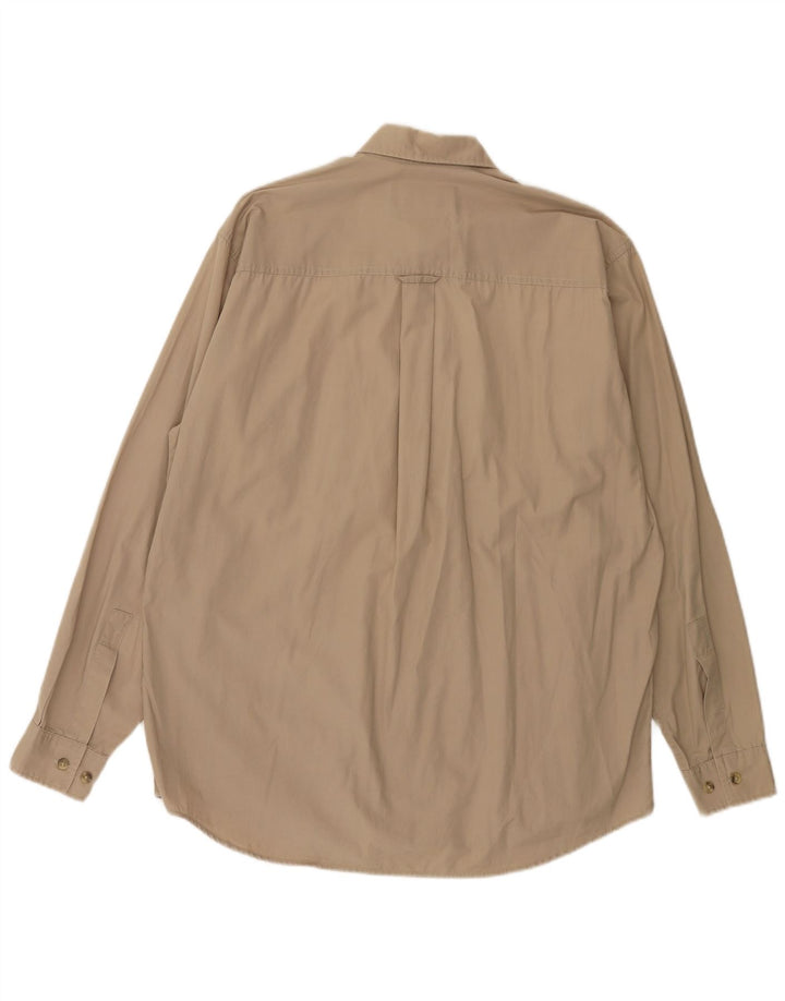 Marlboro Classics Chemise Homme Beige Moyen