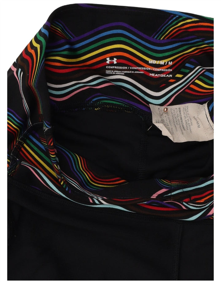 Under Armour Short de sport Heat Gear Femme UK 12 Noir Moyen Polyester