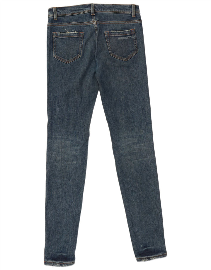 Prada Femme Jean Skinny W26 L32 Bleu Marine Coton