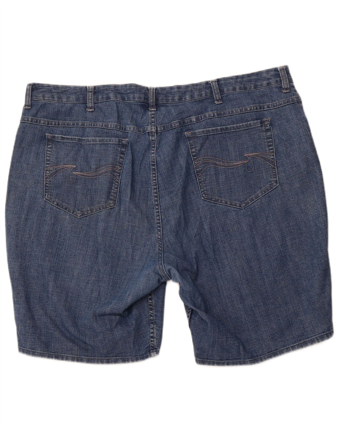 LEE Short en jean Riders pour femme US 24 4XL W44 Bleu Coton