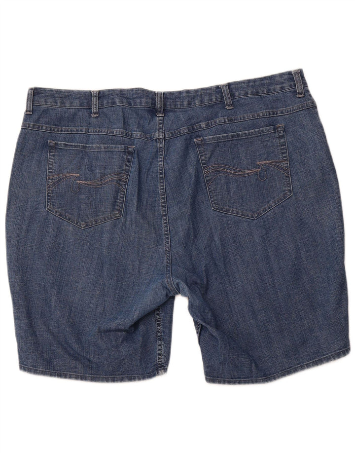 LEE Short en jean Riders pour femme US 24 4XL W44 Bleu Coton