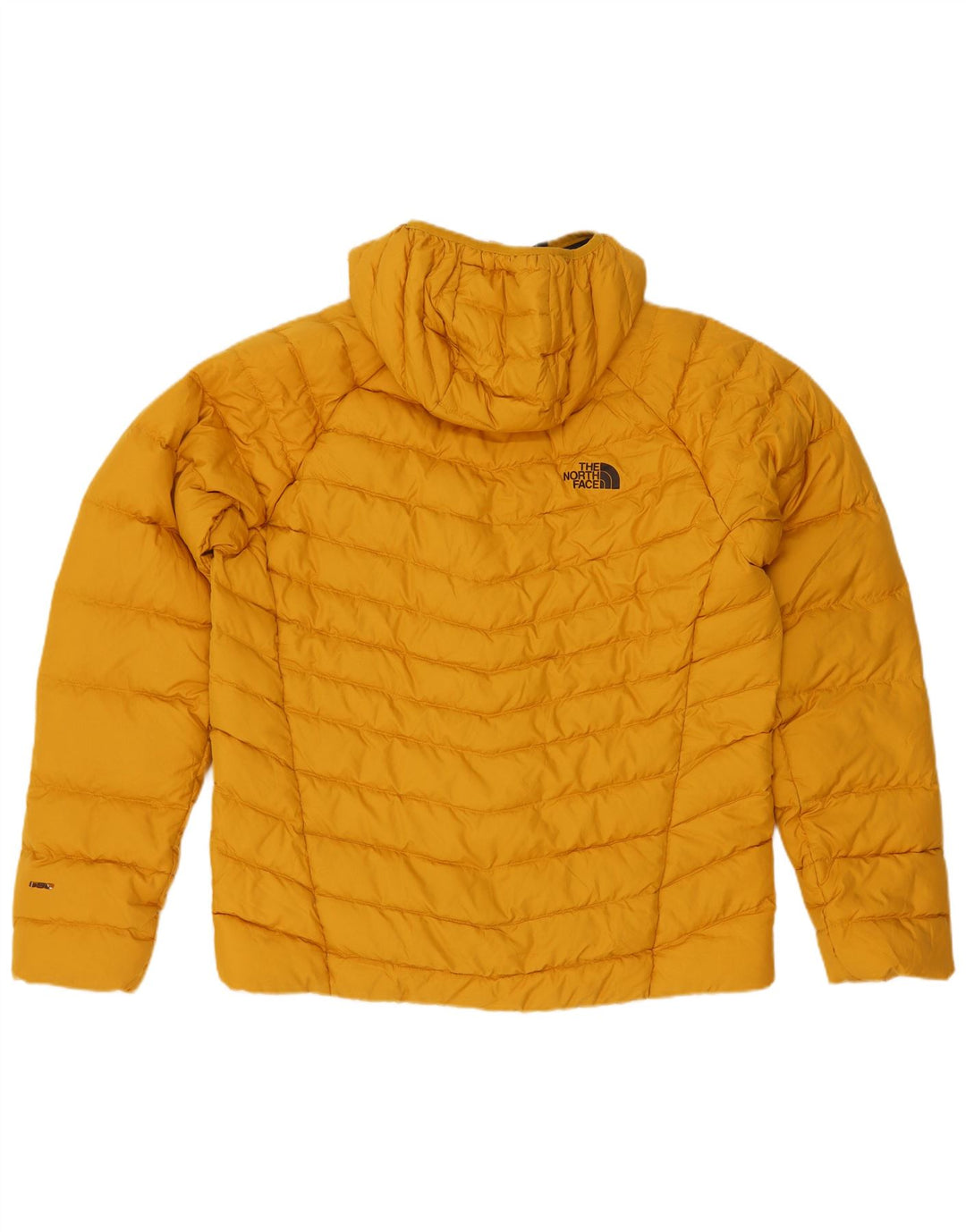 The North Face Veste rembourrée à capuche pour homme UK 40 Large Jaune Polyester
