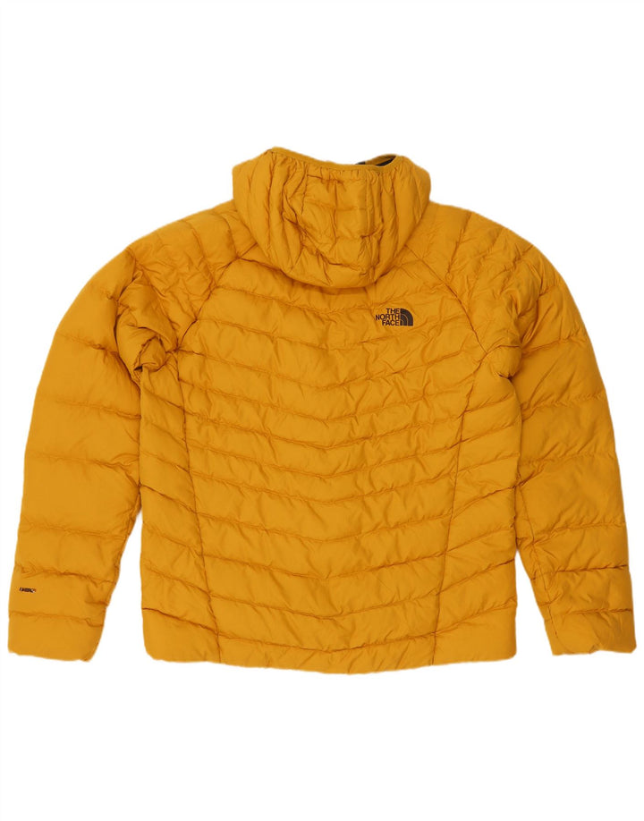 The North Face Veste rembourrée à capuche pour homme UK 40 Large Jaune Polyester