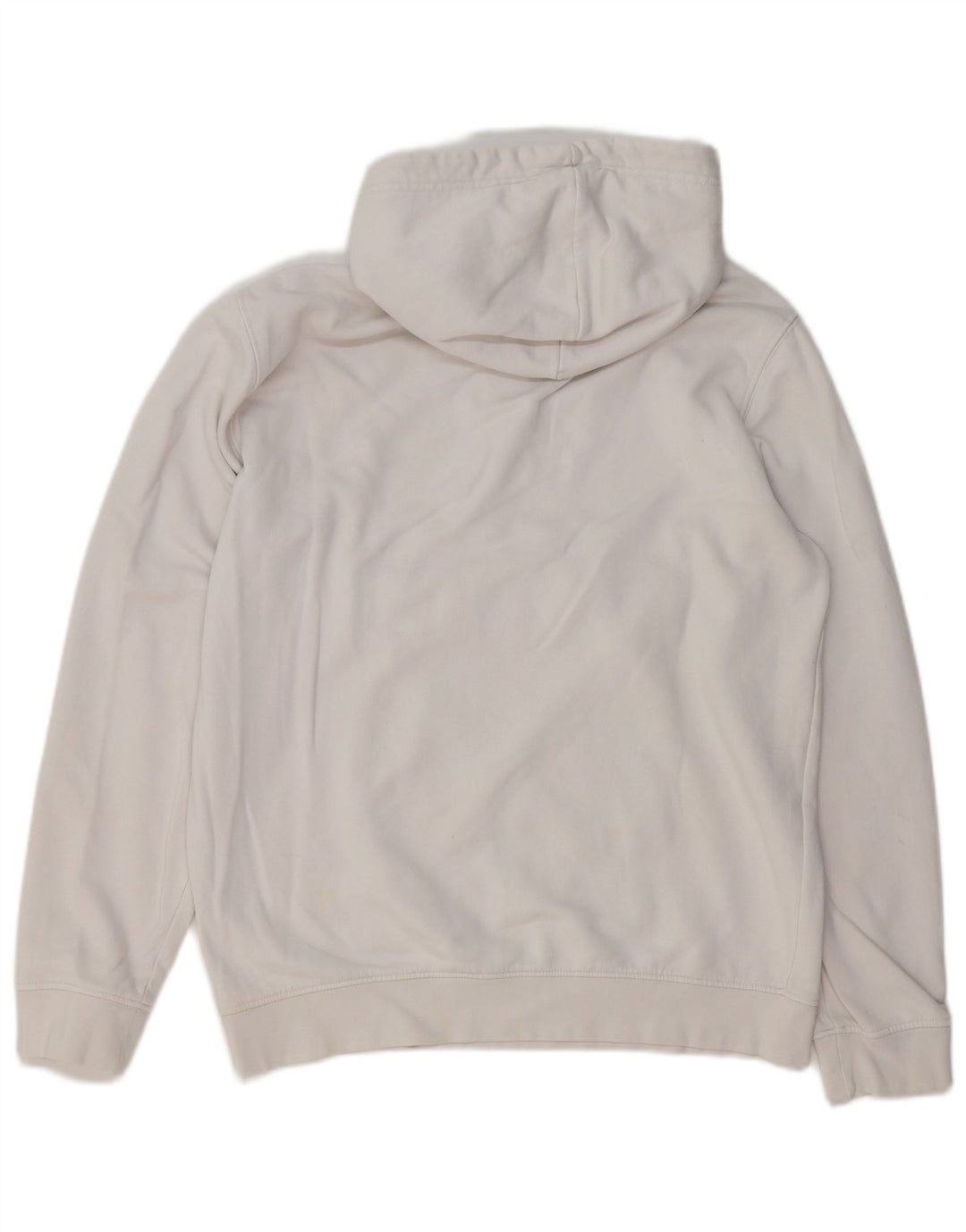 CHAMPION Pull à Capuche Graphique Col Zippé Homme Blanc Moyen Coton