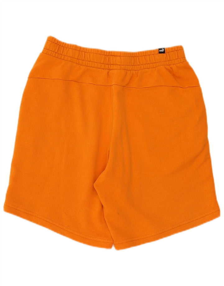 Puma Short de Sport Homme Orange Moyen