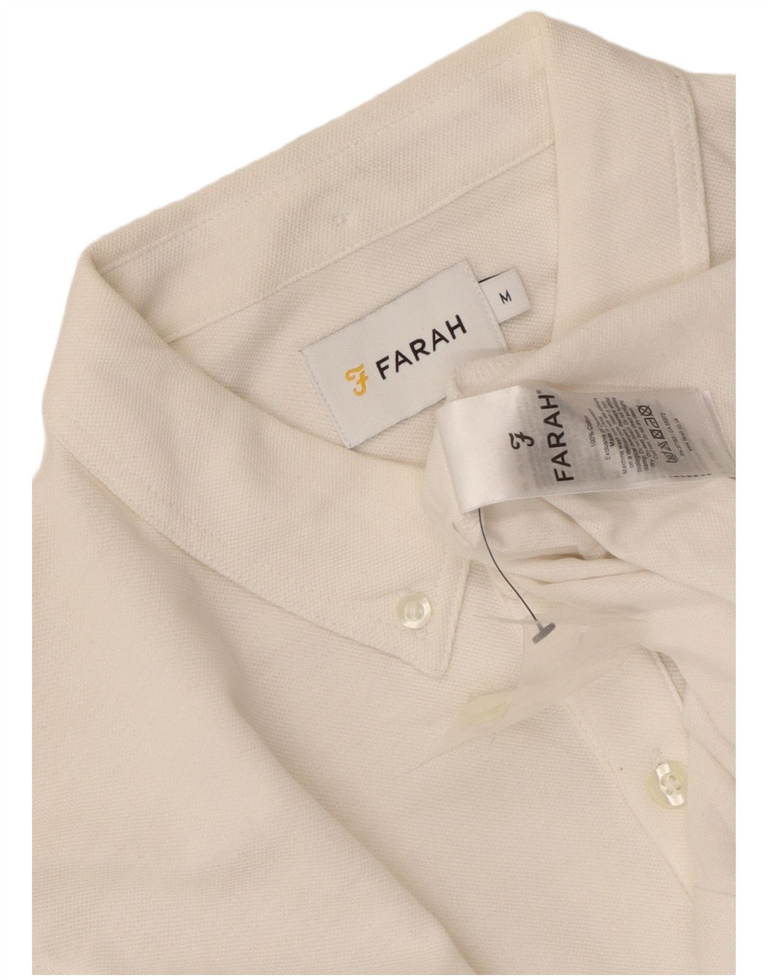 Farah Chemise Homme Blanc Moyen Coton