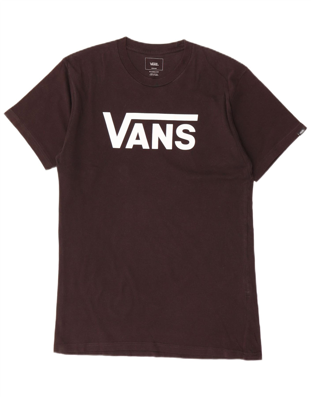 Vans T-shirt graphique coupe classique pour homme en coton noir moyen