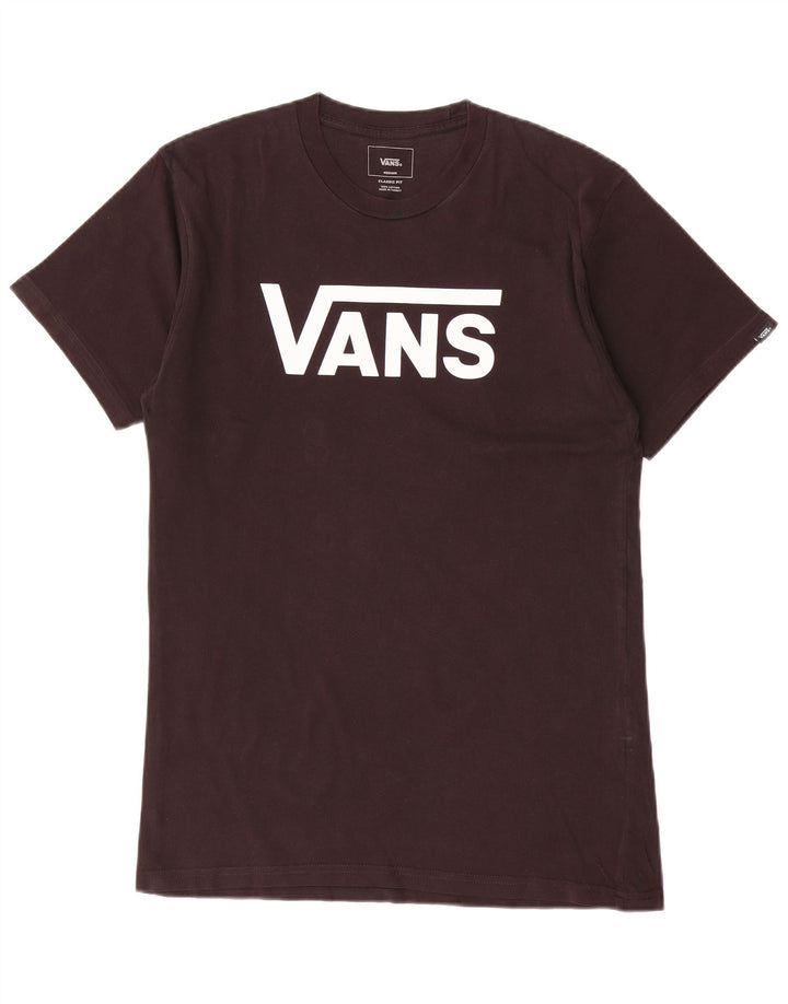 Vans T-shirt graphique coupe classique pour homme en coton noir moyen