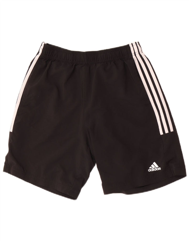 Adidas Short de sport pour homme en polyester noir moyen