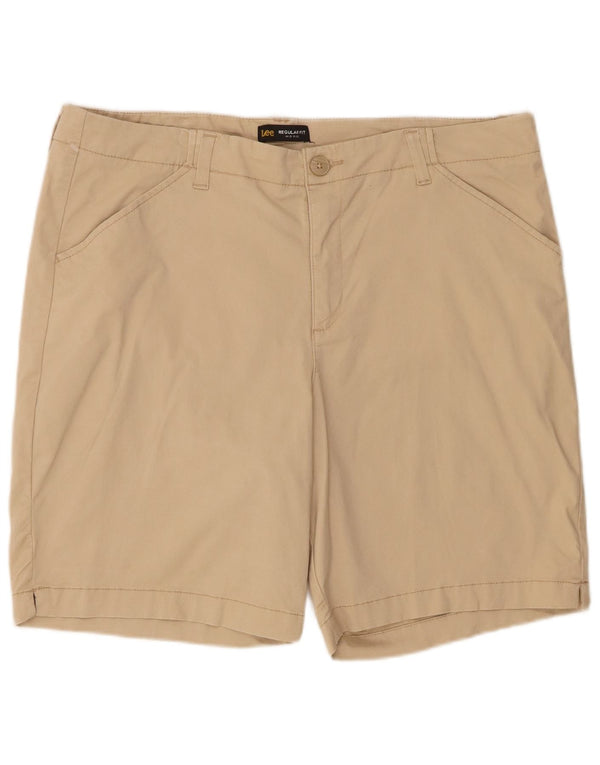 Lee Short décontracté taille moyenne pour femme, coupe régulière, US 18 2XL W38, coton beige