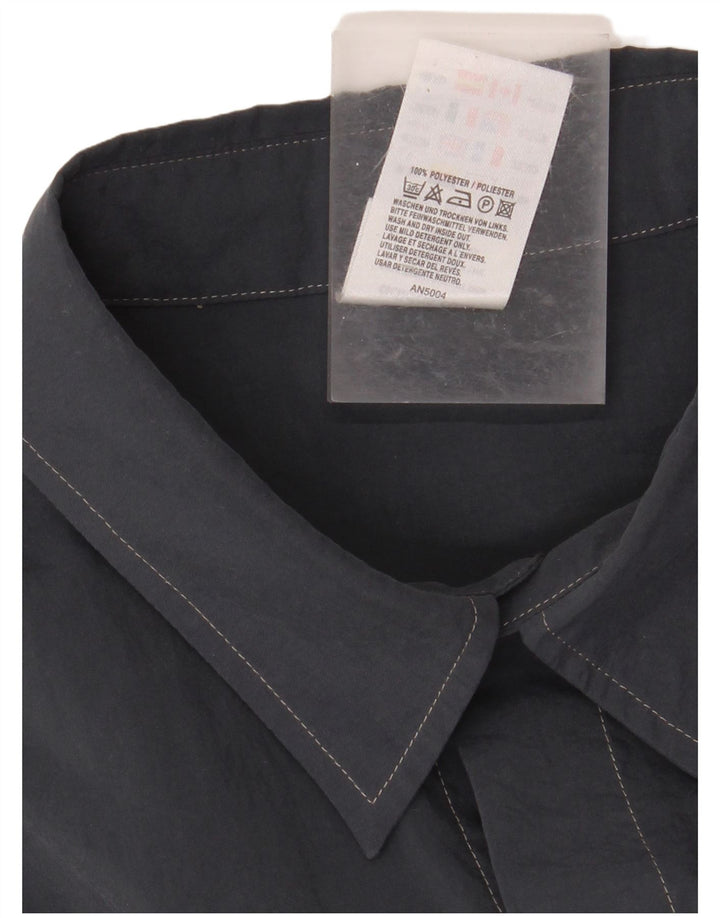 ADIDAS Chemise à manches courtes pour hommes UK 46/48 XL Bleu Marine Polyester