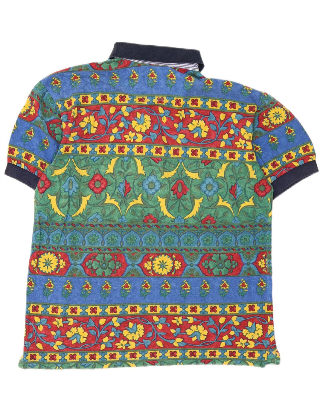Johnny Lambs Polo Homme IT 48 Medium Multicolore Géométrique Coton