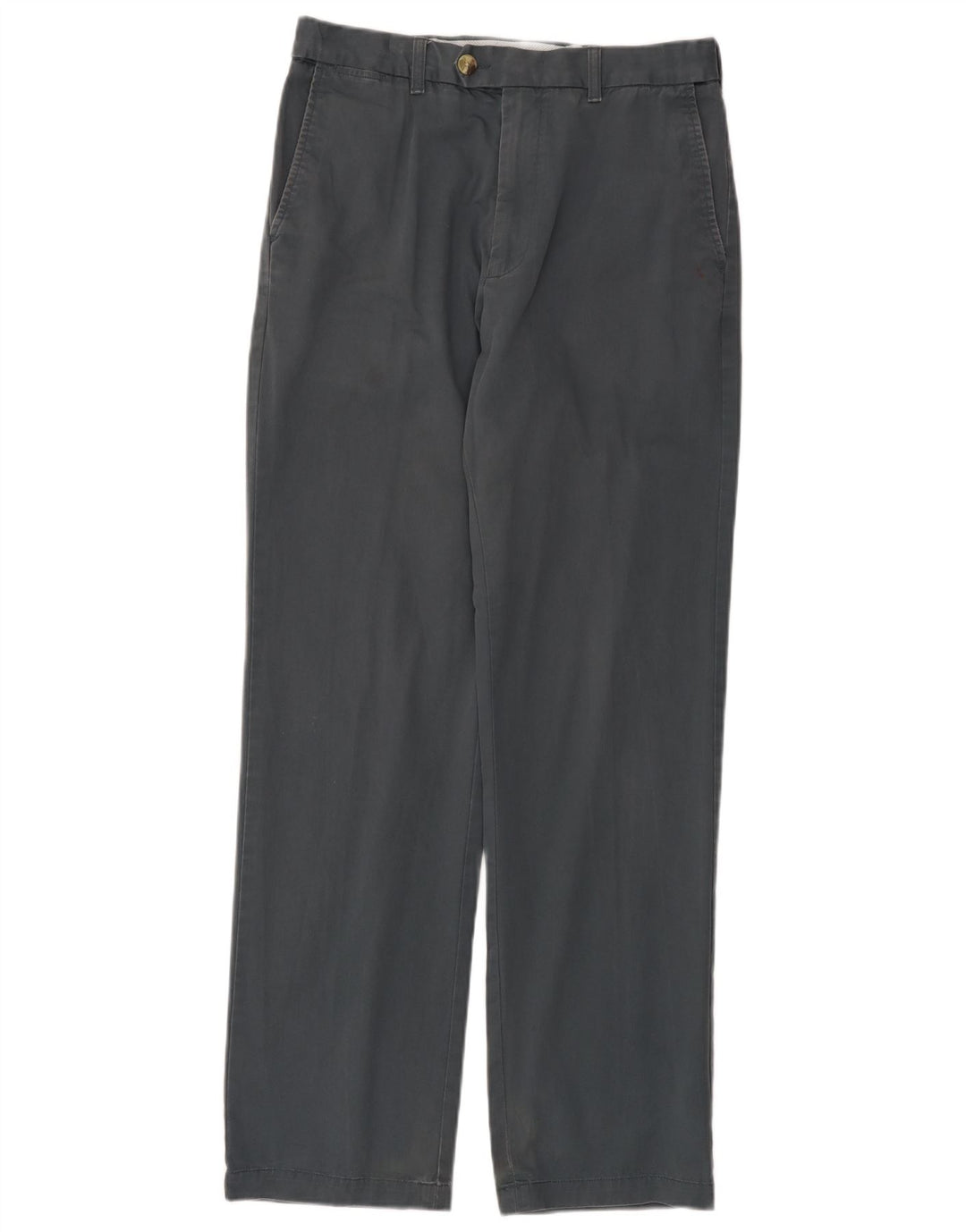 Marks & Spencer Pantalon de costume droit pour homme W32 L33 Gris Coton