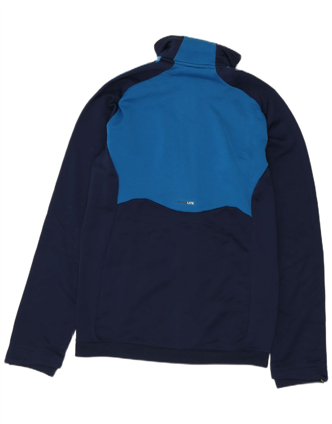 Adidas Hommes Climalite Survêtement Top Veste Petit Bleu Marine Polyester