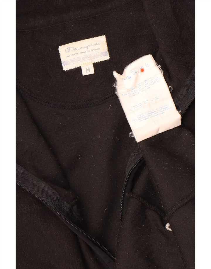 Champion Veste polaire pour femme UK 12 Medium Noir Polyester