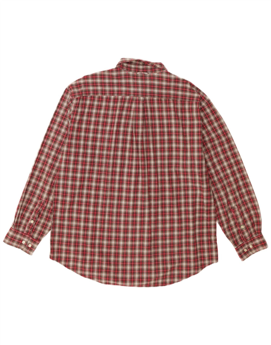Tommy Hilfiger Chemise Homme XL Rouge Carreaux Coton