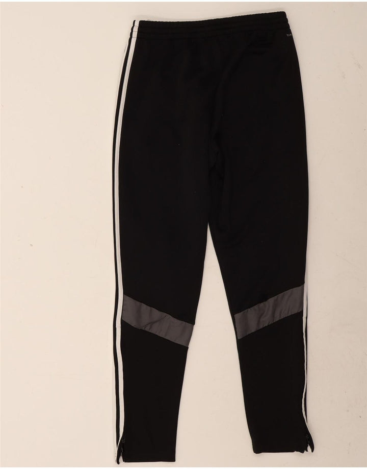 Adidas Pantalon de survêtement pour femme UK 12 Medium Noir Colourblock Polyester