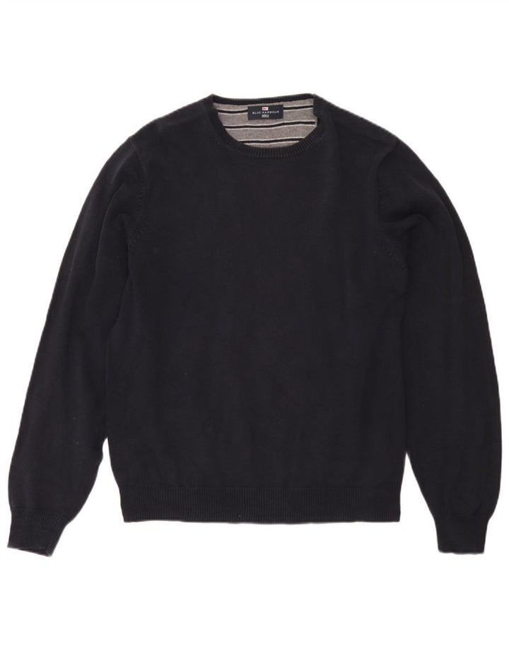 Marks & Spencer Pull à Col Rond Blue Harbor Homme Bleu Marine Moyen