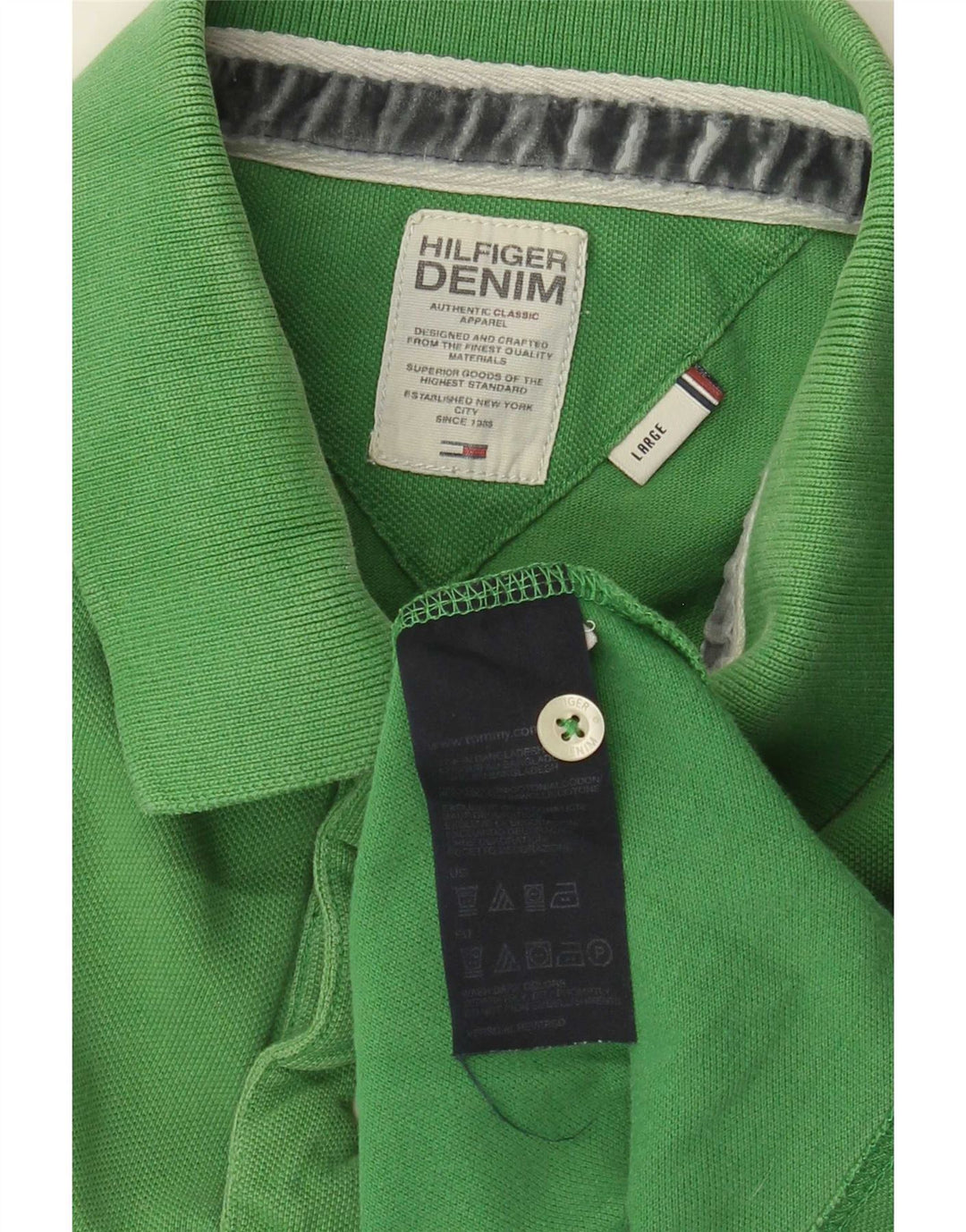 Tommy Hilfiger Polo Homme Grand Vert Coton