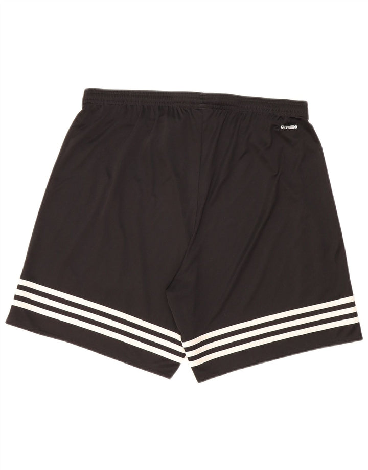 Adidas Short de sport Climalite pour homme, grand, noir, polyester