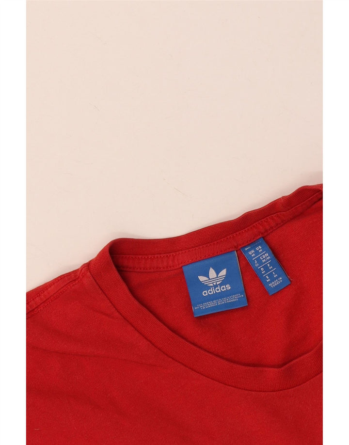 Adidas T-Shirt Graphique Homme Rouge Moyen