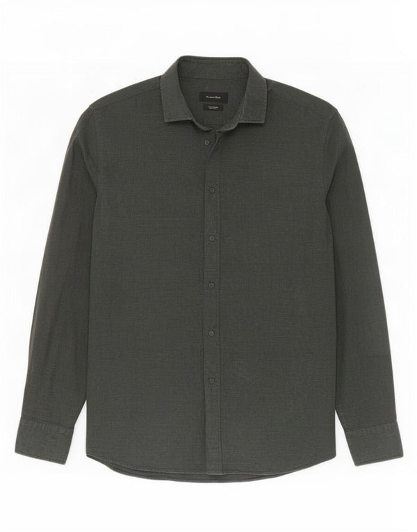 Massimo Dutti Chemise Homme Grand Vert