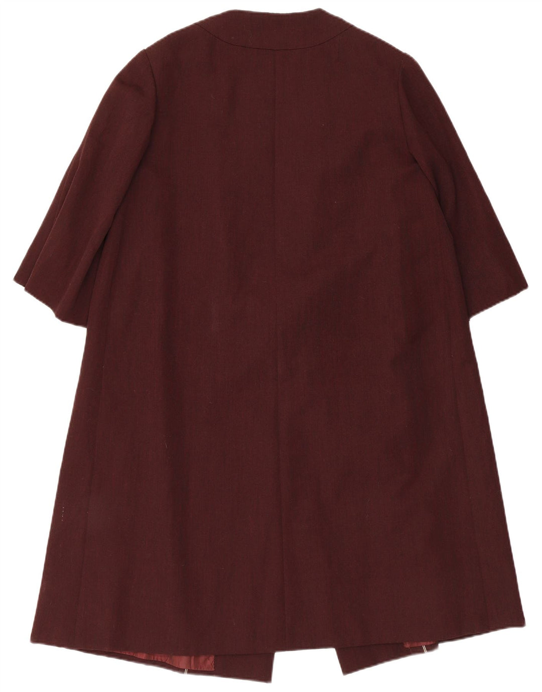 VINTAGE Manteau Femme UK 14 Marron Moyen