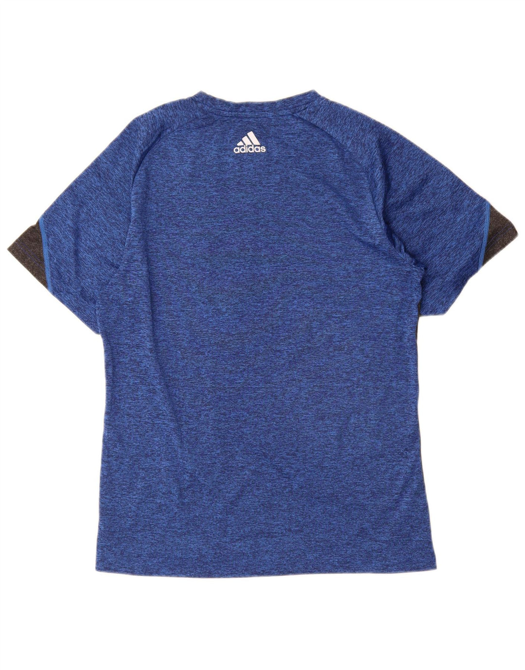 Adidas Homme Climacool Graphic T-Shirt Top Bleu Moyen Polyester Colorblock