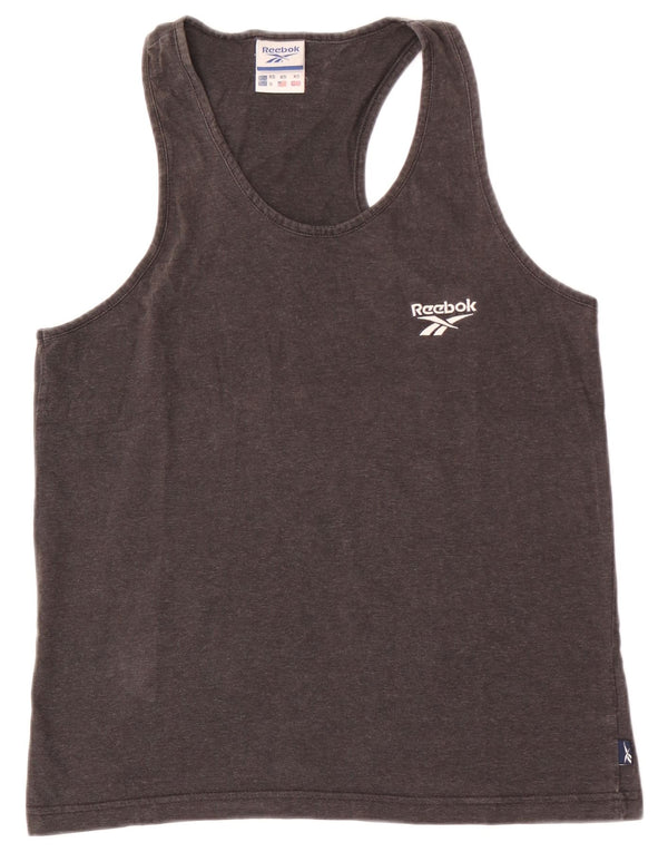 Reebok Débardeur XS Homme Gris Coton