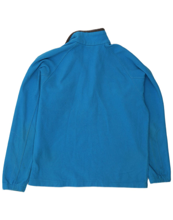 Columbia Pull polaire à col zippé pour homme, grand, bleu, polyester