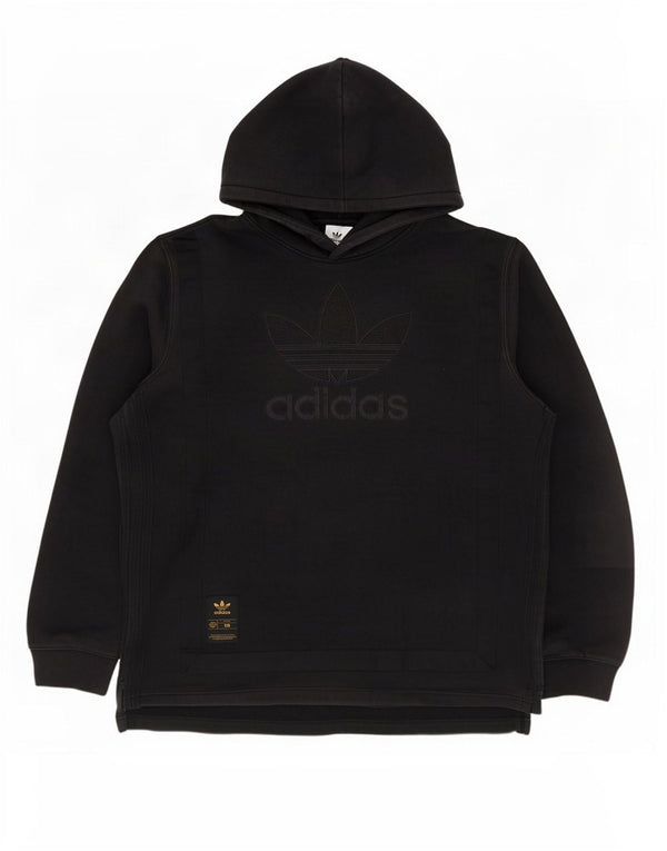 Adidas Pull à capuche graphique pour homme XL en coton noir
