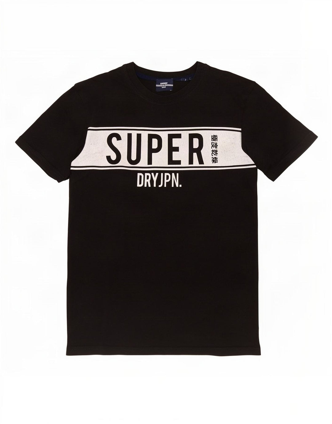Superdry T-Shirt Graphique Homme Petit Noir Colourblock