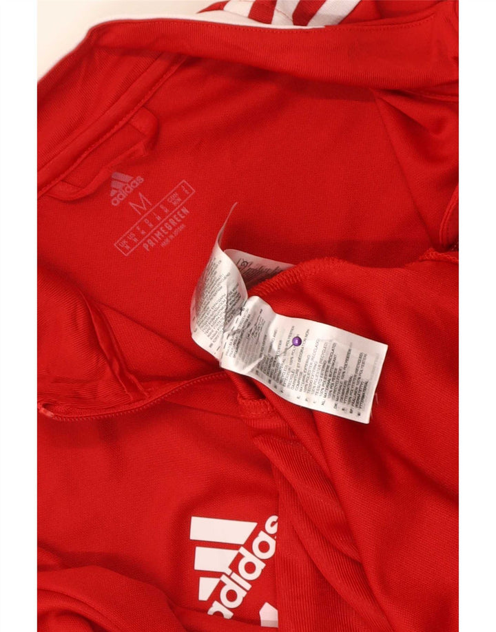Adidas Homme Aeroready Survêtement Top Veste Rouge Moyen Polyester