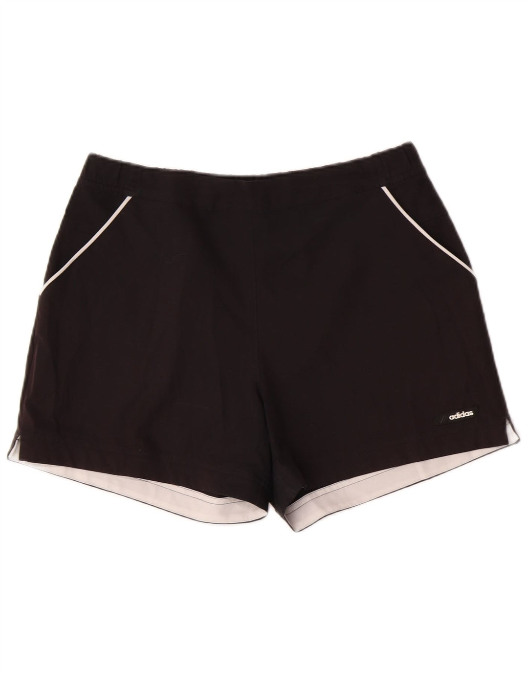 Adidas Short de sport pour femme UK 14 Medium Noir Polyester Sports