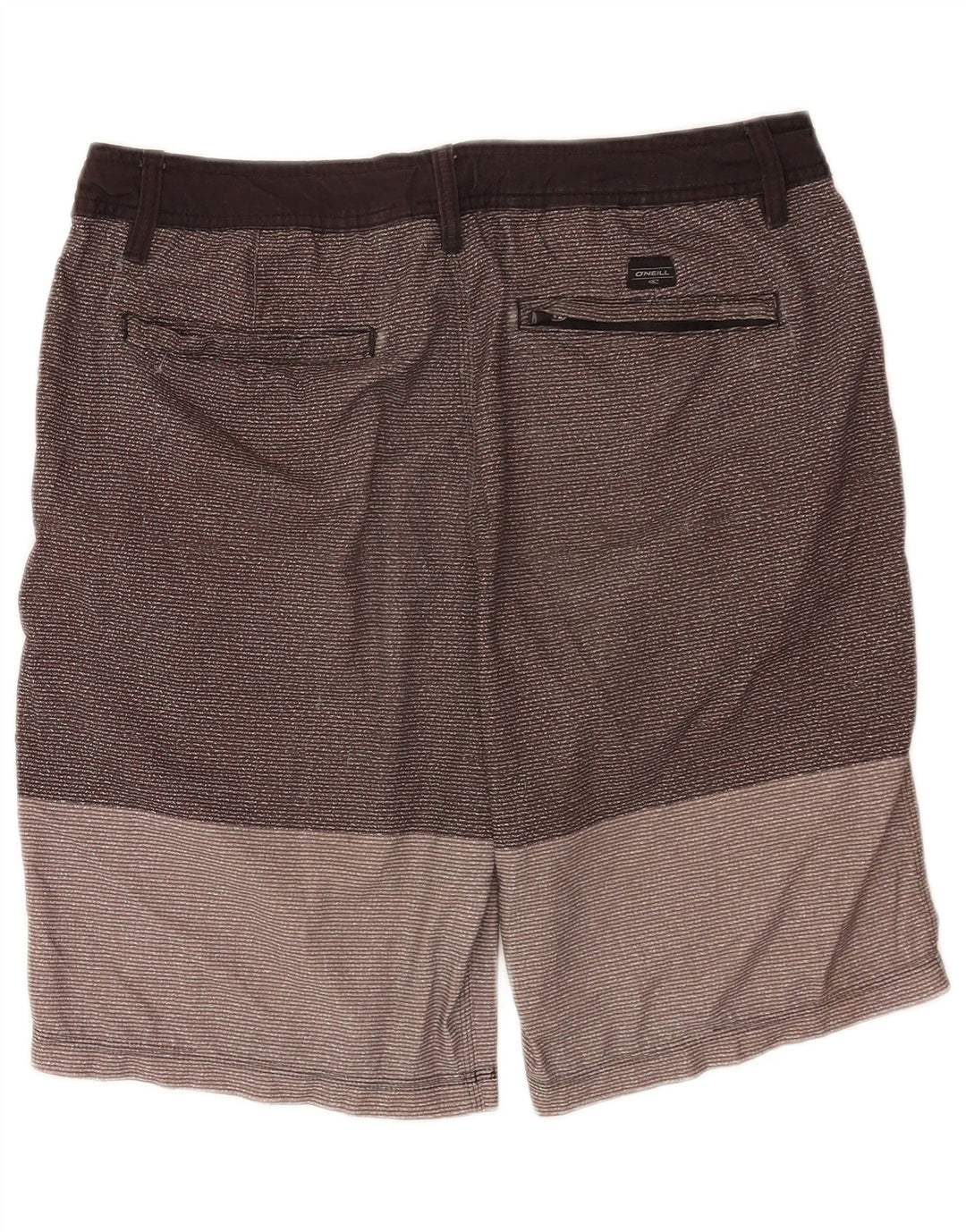 O'Neill Short Chino Homme W34 Large Gris Rayures Polyester